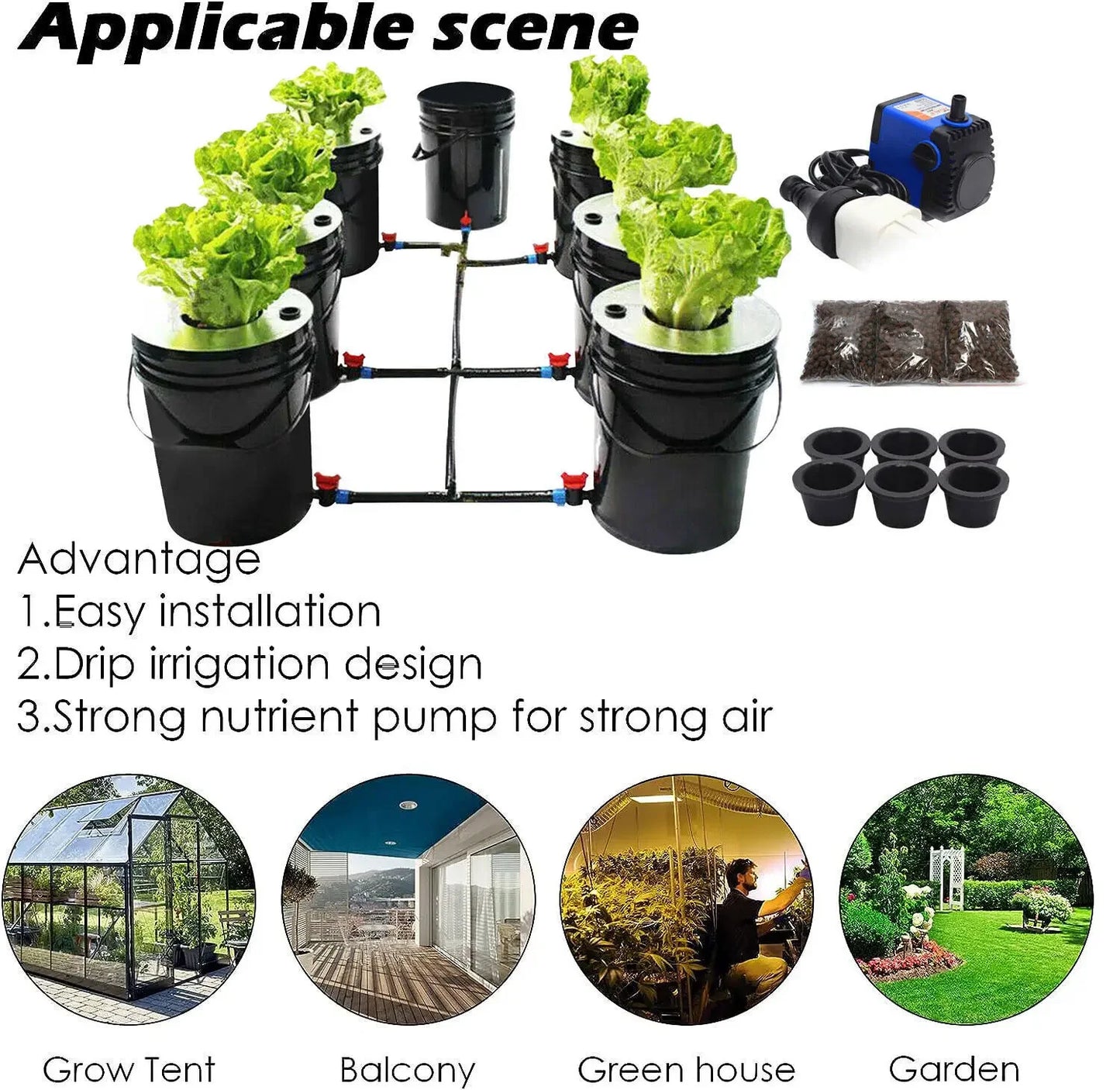 HydroGrow Bucket System Kit