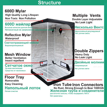 BEYLSION Hydroponic Grow Tent